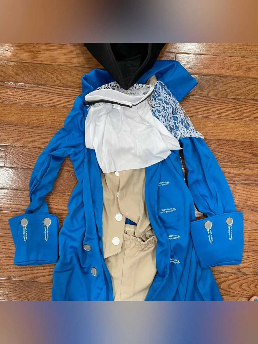 California Costumes Blue Paul Revere Colonial Coat Costume for Kids